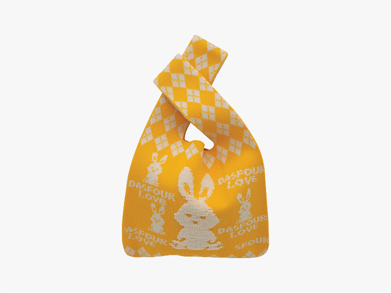 옐로우 토끼 손목 가방