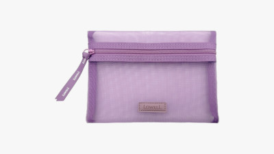 로웰 연보라 메쉬 파우치