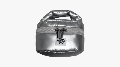 실버 패딩 미니 파우치 키링